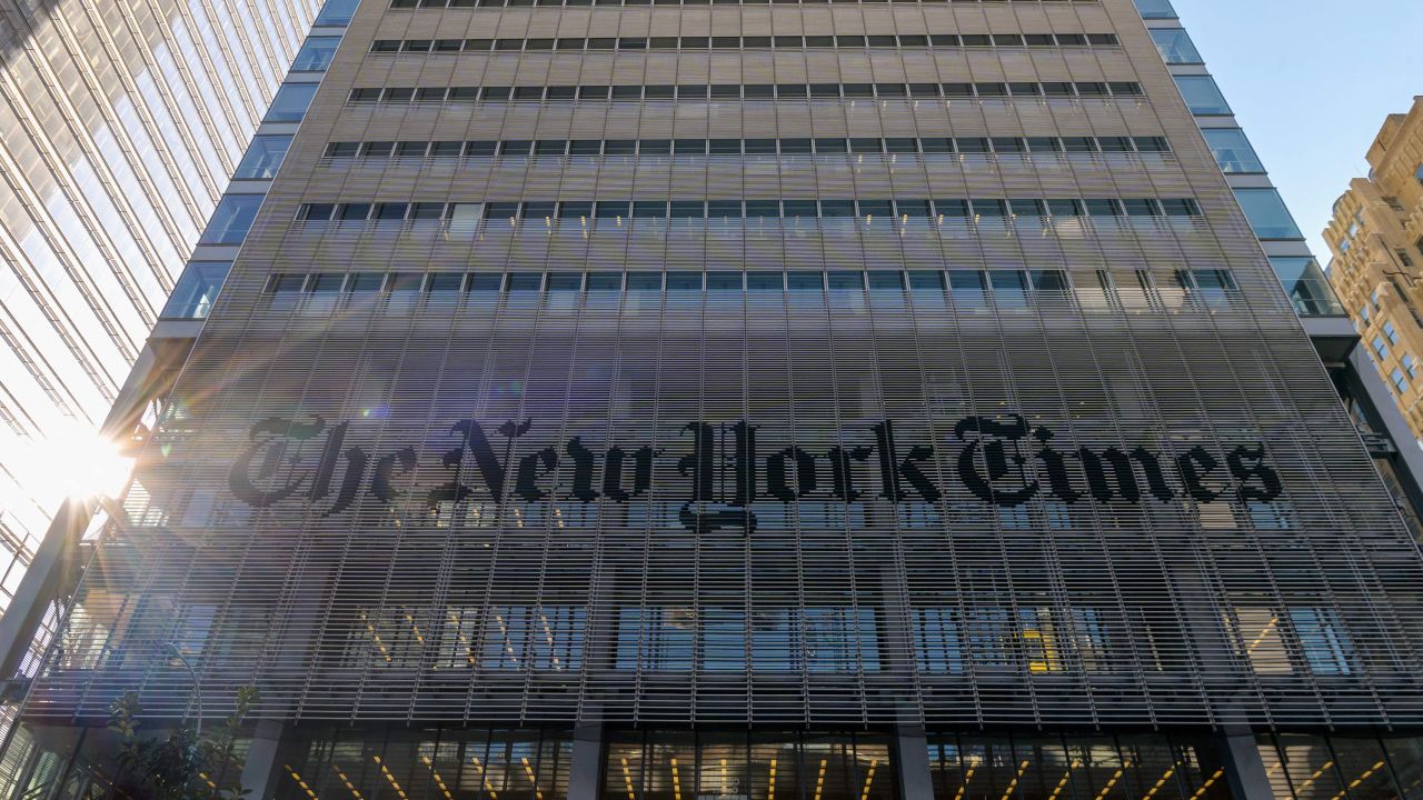 The New York Times Building in New York City on February 1, 2022.