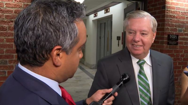 Watch Lindsey Graham react to Republicans blaming Trump for party losses | CNN Politics