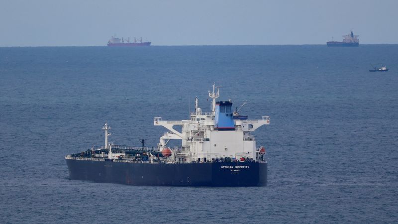 Oil tankers are getting stuck in the Black Sea. That could become a problem | CNN Business