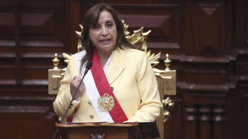 Peru: President Dina Boluarte rules out elections as predecessor Castillo remains in prison