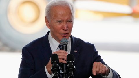President Joe Biden speaks after touring the Taiwan Semiconductor Manufacturing Company facility in Phoenix, on December 6, 2022.