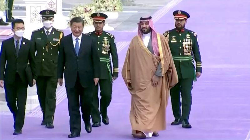 China’s Xi receives warm welcome from MBS in Riyadh