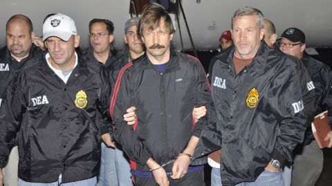 Viktor Bout arrives at Westchester County Airport November 16, 2010 in White Plains, New York. 