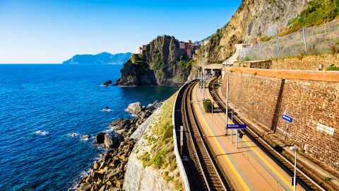The new night train from Vienna and Munich takes you to the Italian Riviera and the Cinque Terre (pictured).