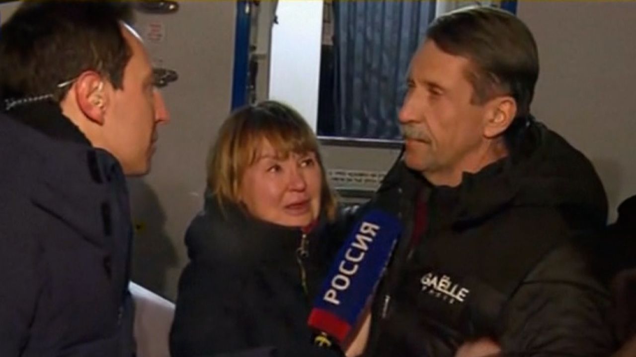 Viktor Bout Moscow Airport SCREENGRAB