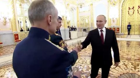 He concluded the speech by saying attacks in Russia