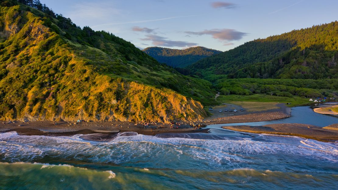 Northern California's Lost Coast boasts miles of rugged, undeveloped coastline.