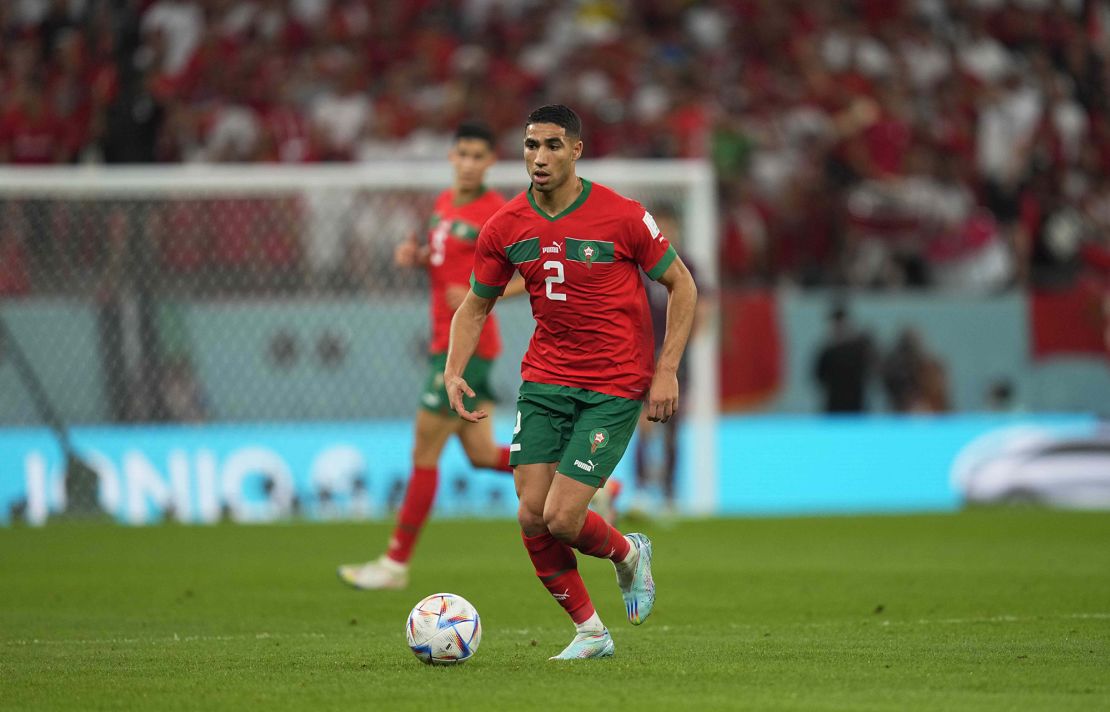 Born in Madrid, Achraf Hakimi scored the goal to knock Spain out of the World Cup.
