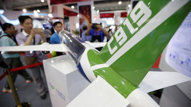 China Eastern takes delivery of the world’s first made-in-China C919 jet | CNN Business