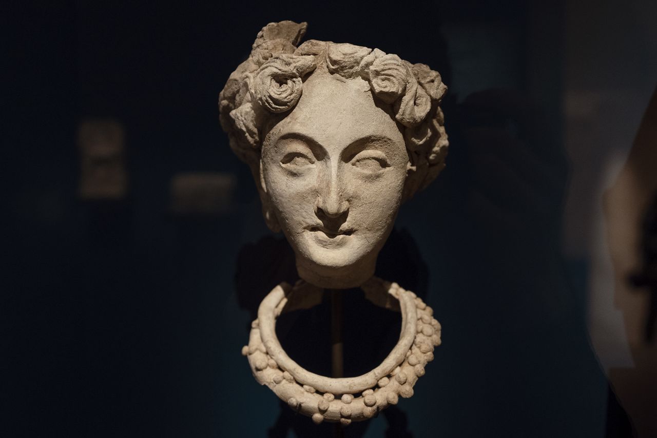 Part of Uzbekistan was once the ancient region of Bactria, which was conquered by Alexander the Great. As a result, artworks from this period show strong Hellenistic influences.