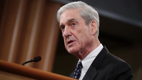 Special Counsel Robert Mueller made a statement about the Russian investigation at the Department of Justice in Washington, DC, on May 29, 2019.