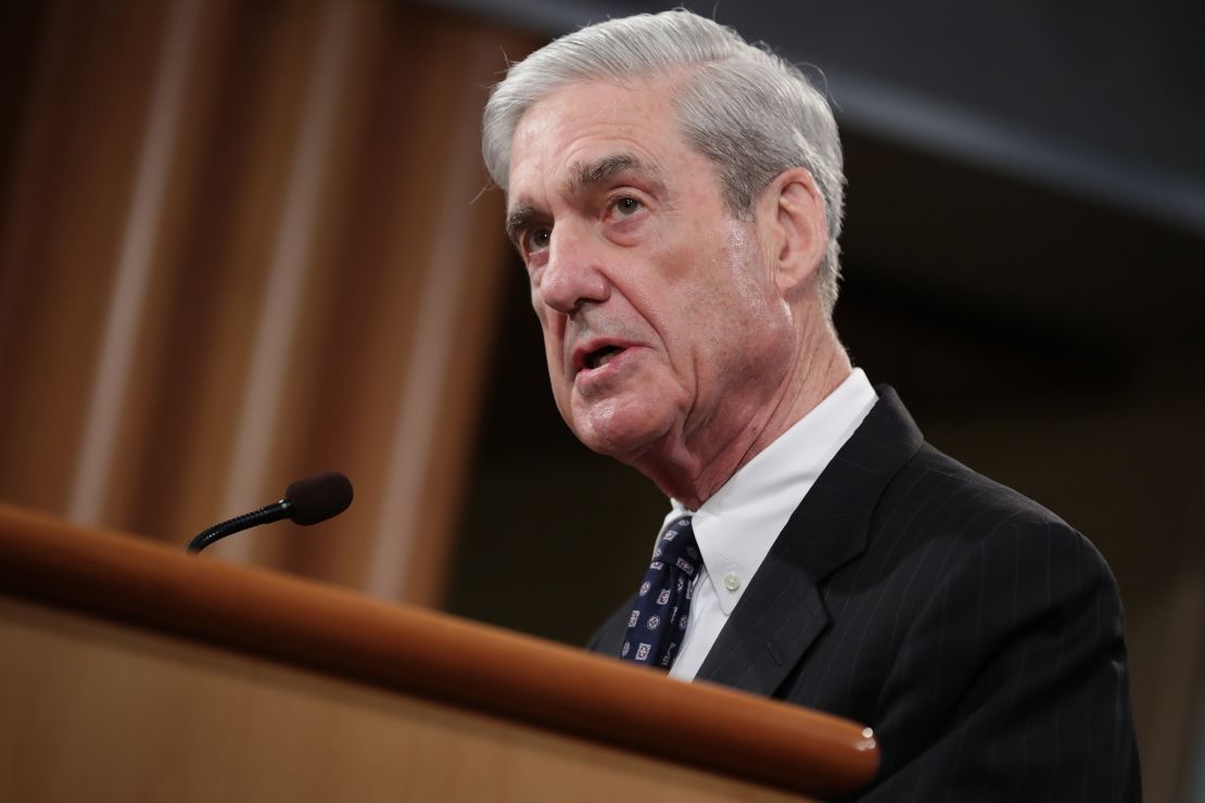 Special Counsel Robert Mueller makes a statement about the Russia investigation on May 29, 2019 at the Justice Department in Washington, DC.