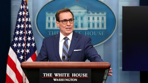 John Kirby, coordinator of strategic communications for the National Security Council at the White House, said the United States 