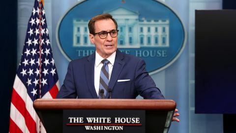 John Kirby, Coordinator for Strategic Communications at the National Security Council in the White House, said the US is