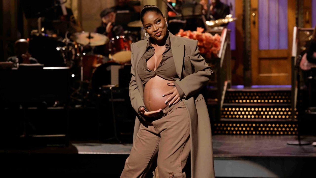 Keke Palmer ended her whirlwind year with a heartwarming pregnancy reveal on "SNL."