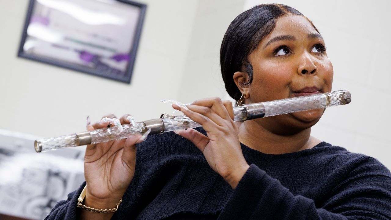 Lizzo played a crystal flute owned by James Madison, a mashup we didn't know we needed.