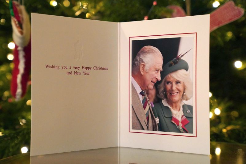 King Charles III Releases First Christmas Card Of His Reign | CNN