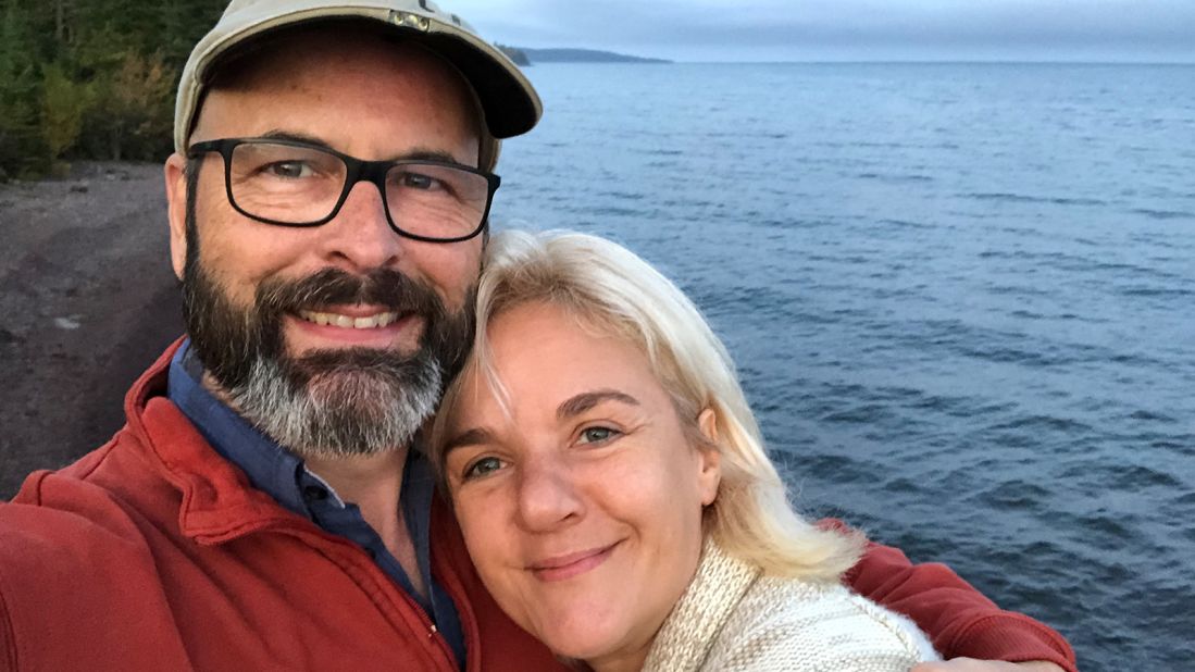 <strong>Three decades later:</strong> Three decades after they first met, and almost 30 years since their wedding, Randy and Katy still live together in Minneapolis.
