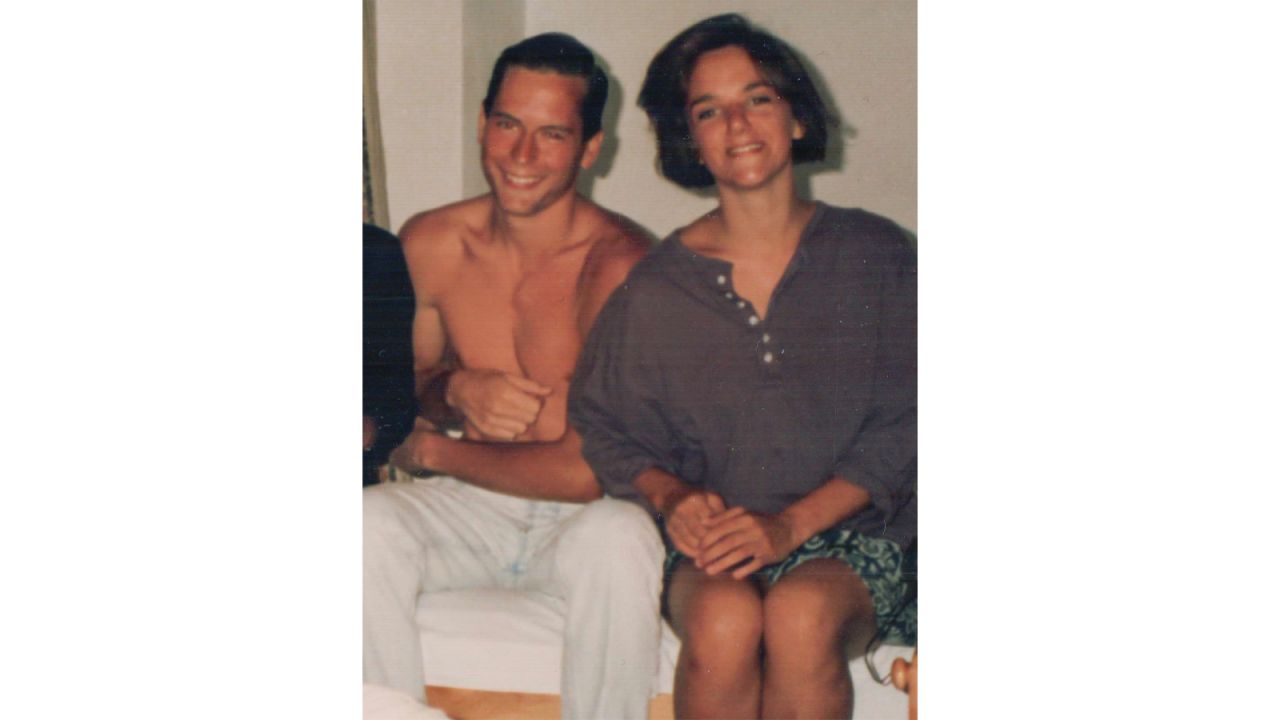 <strong>Growing closer:</strong> The group went on to Greece, where they're pictured here. Exploring the Greek islands, Randy and Katy grew closer. "I was very, very immediately just attracted to just what a nice, calm, funny person he was," Katy tells CNN Travel.