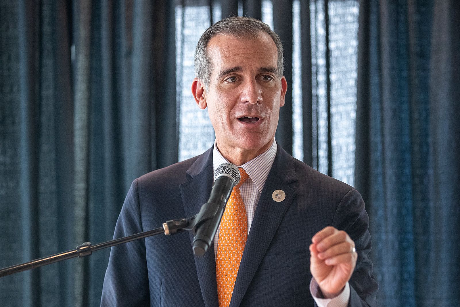 Eric Garcetti, L.A.'s mayor, has campaigned aggressively for