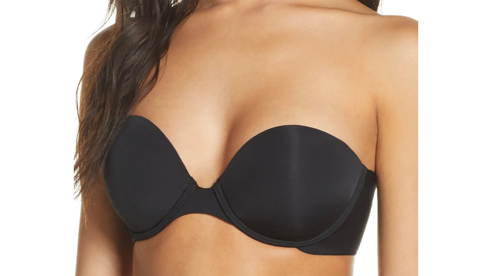 Nude C Cup Strapless Push Up Wing Bra with Drawstring ( 2016 NUDE ) –