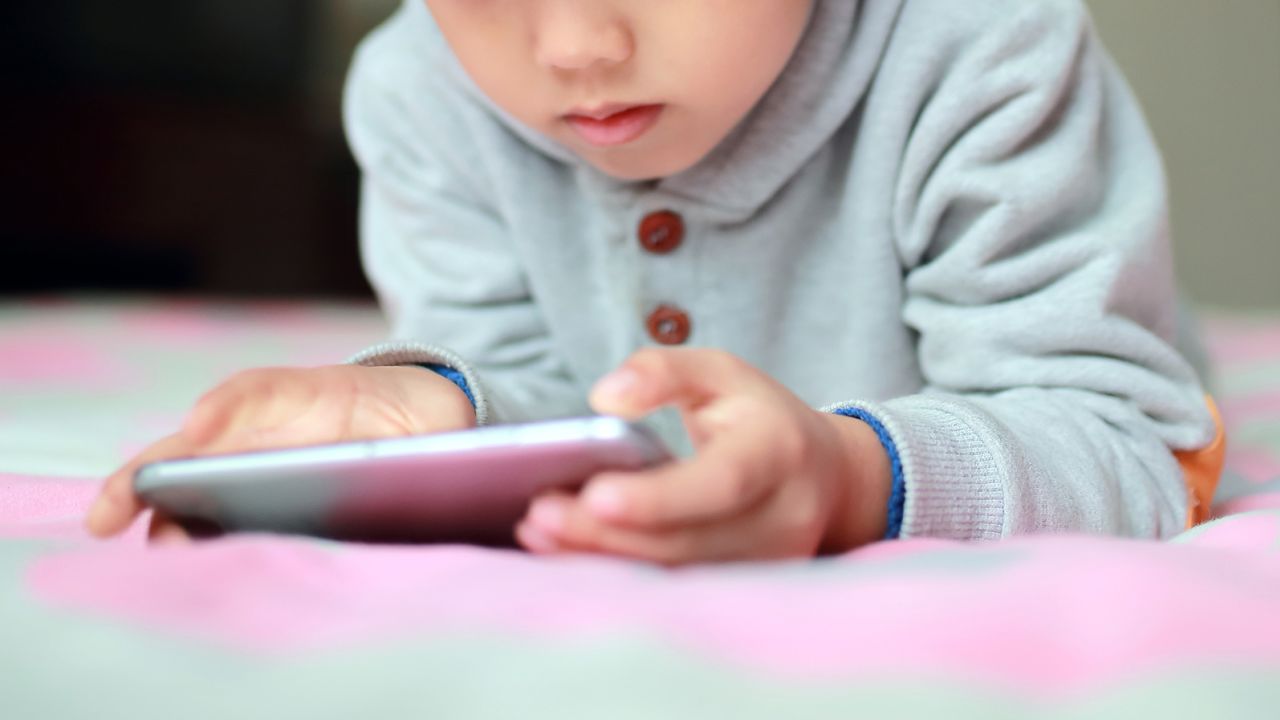 Using media on smartphones and TV to quell tantrums can stifle learning about emotional regulation, according to the study.