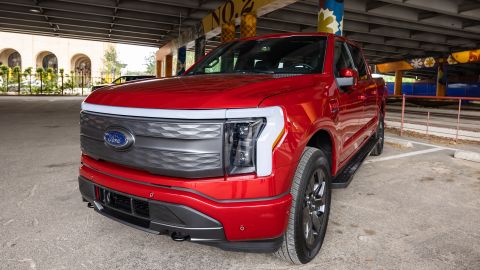 The new LFP batteries will be used in some versions of the Ford F-150 Lightning pickup.