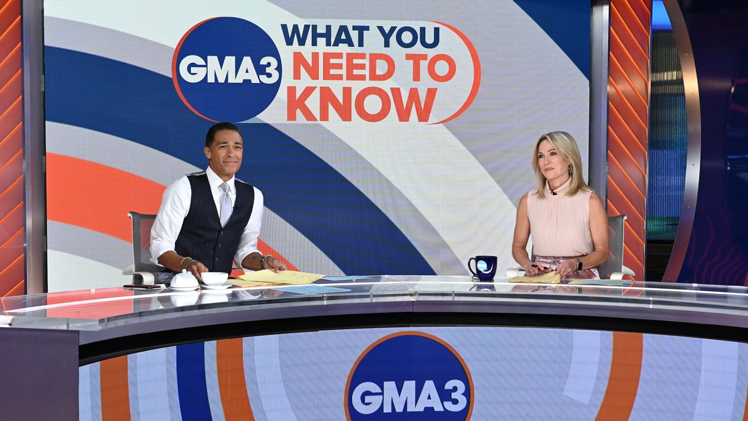 GMA3: What You Need to Know on Tuesday, October 5, 2021, with T.J. Holmes and Amy Robach. 
