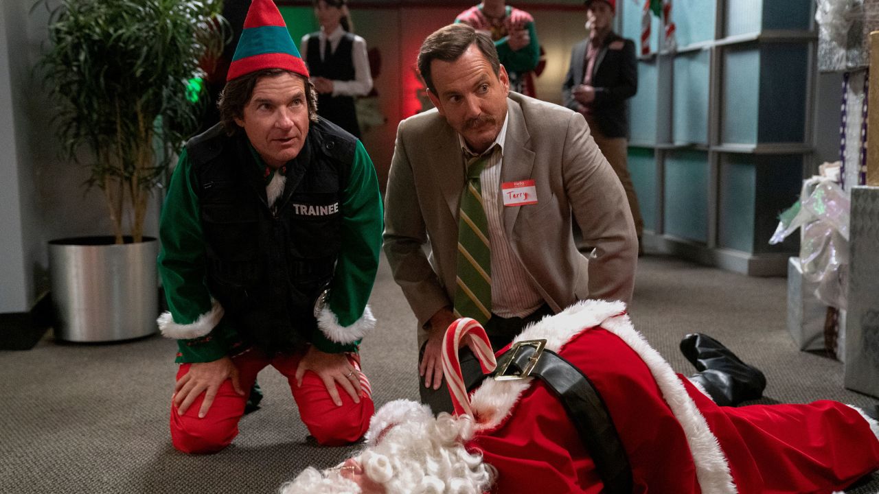 From left: Jason Bateman and Will Arnett in "Who Killed Santa? A Murderville Murder Mystery."