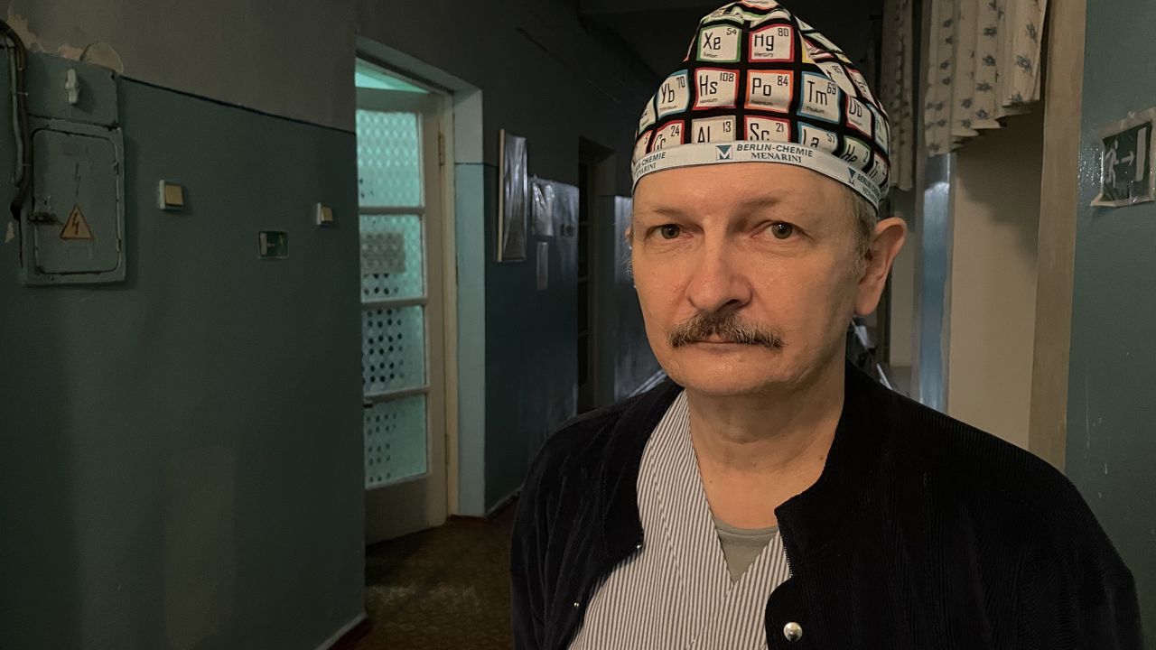 Surgeon Yuri Mishasty treats civilians injured in nearby Bakhmut every day.