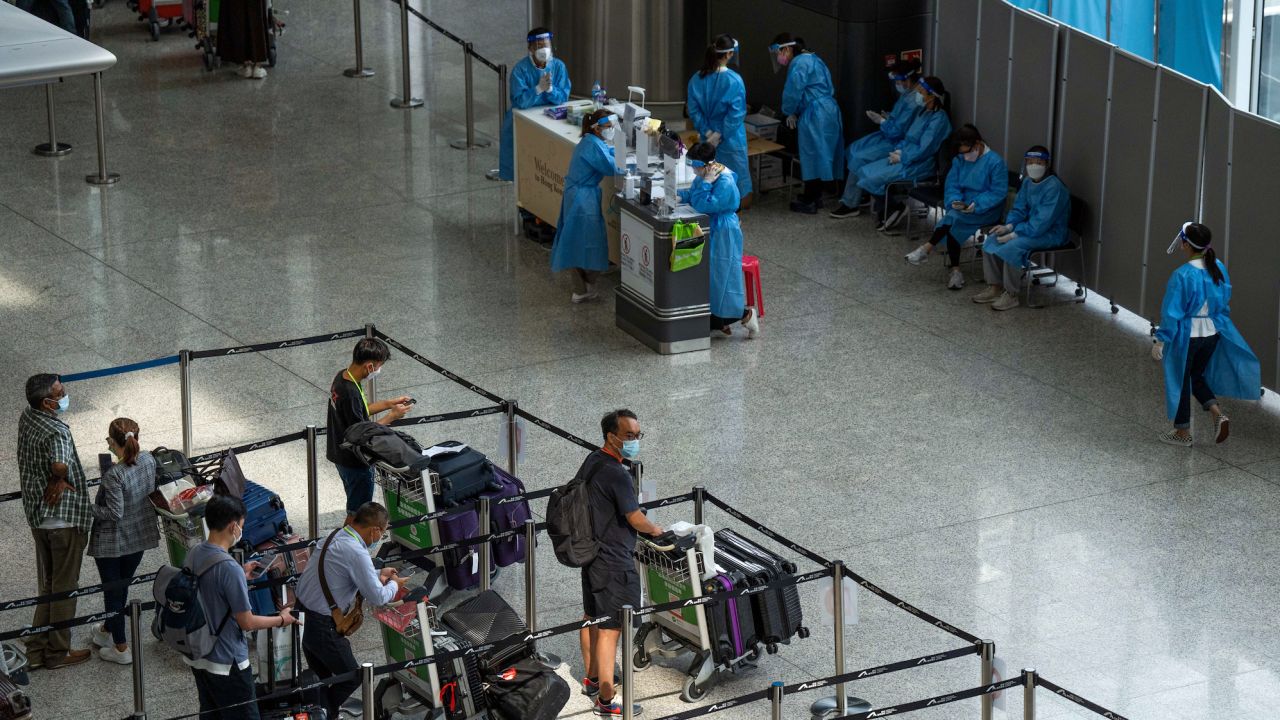 Hong Kong scrapped quarantine for international arrivals in September but has maintaned a series of pandemic restrictions.
