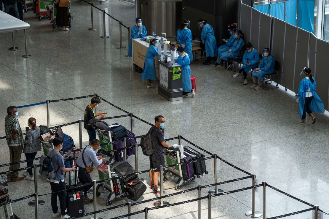 Hong Kong scrapped quarantine for international arrivals in September but has maintaned a series of pandemic restrictions.