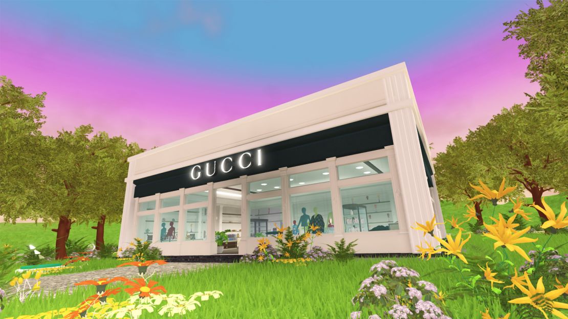 After Gucci's temporary Roblox experience saw 20 million visitors, the luxury fashion house built a permanent in-game shopping space, 'Gucci Town.'