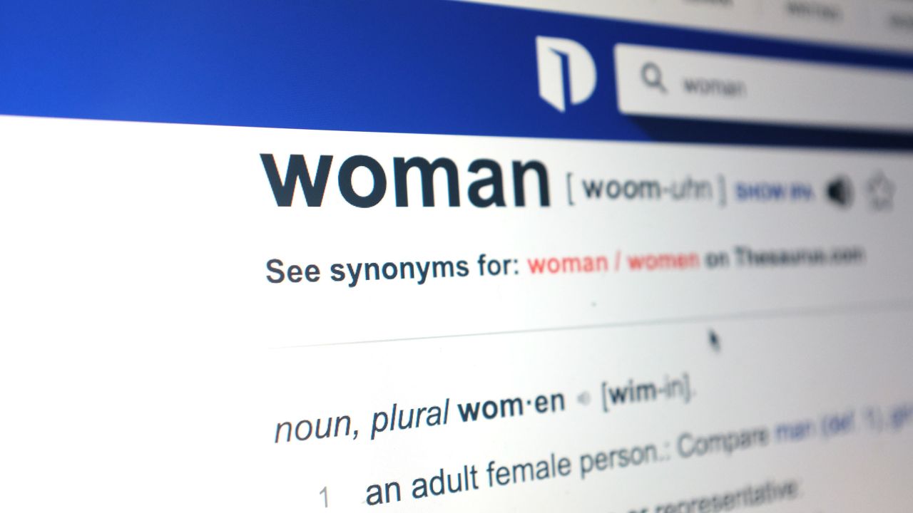 Dictionary.com's 2022 word of the year is "woman," a selection that the site attributes to search data, language trends and cultural conversations.