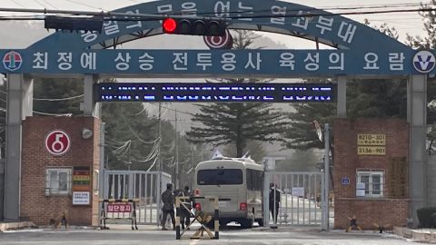 La base militar de Yeoncheon, Corea del Sud, el 13 de desembre de 2022.