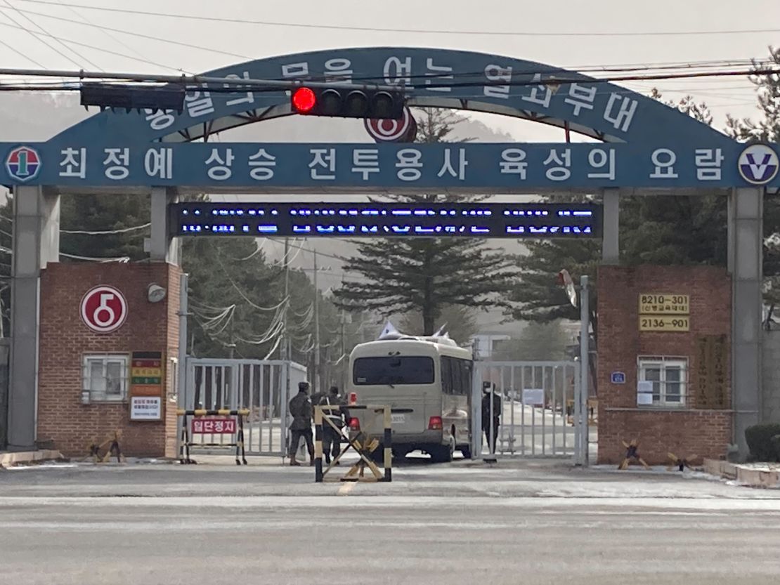 The military base in Yeoncheon, South Korea, on December 13, 2022.