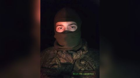 Nikita Chibrin wearing his military uniform.