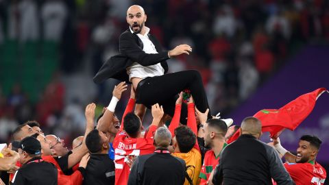 Walide Regragui came into the Moroccan national job in August after winning the African Champions League with Wydad Casablanca.