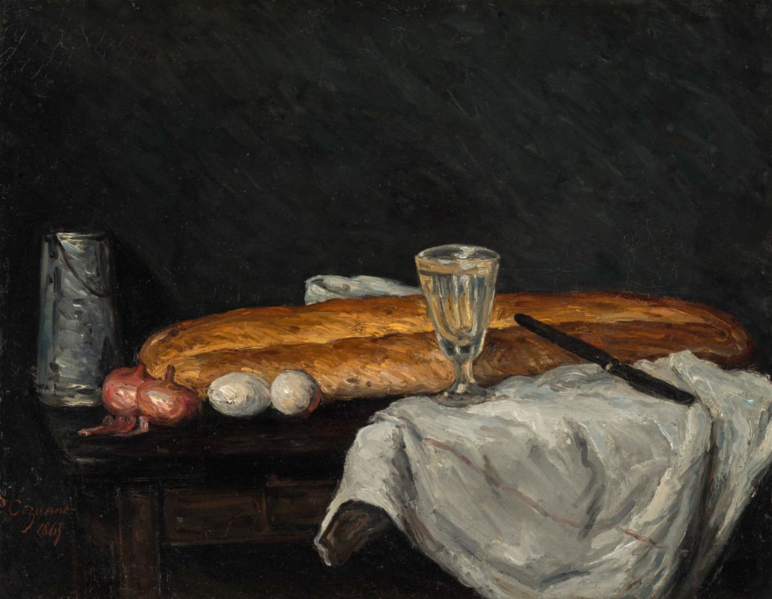 Painted in 1865, Paul Cézanne's "Still Life with Bread and Eggs" has been in the Cincinnati Art Museum's collection for almost 70 years.