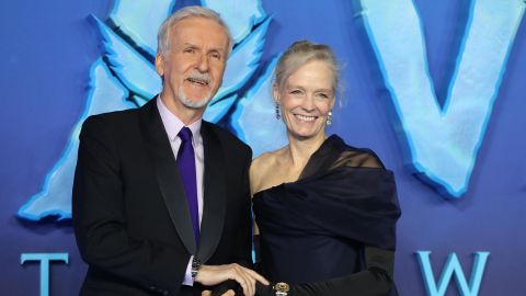 James Cameron and Suzy Amis Cameron attend the 