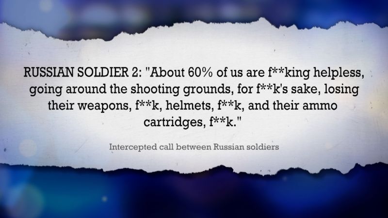 Video: Alleged intercepted call reveals reality for some Russian frontline soldiers | CNN