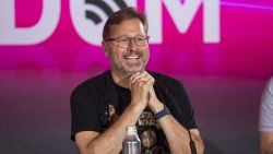 T-Mobile CEO Mike Sievert take questions about the company's push into broadband with Internet Freedom, in a live streamed event. T-Mobile execs launched the company's first Un-carrier move for home and business broadband, on Wednesday, May 04, 2022 in Miami Beach, Fla. 