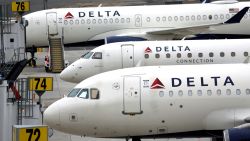 Delta Airlines passenger jets are pictured outside the newly completed 1.3 million-square foot $4 billion Delta Airlines Terminal C at LaGuardia Airport in the Queens borough of New York City, New York, U.S., June 1, 2022.