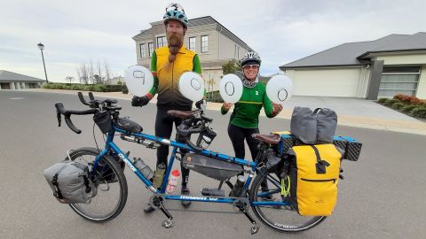 They reached 9,000 miles (around 14,500 kilometers,) their halfway point, while in Australia in September.