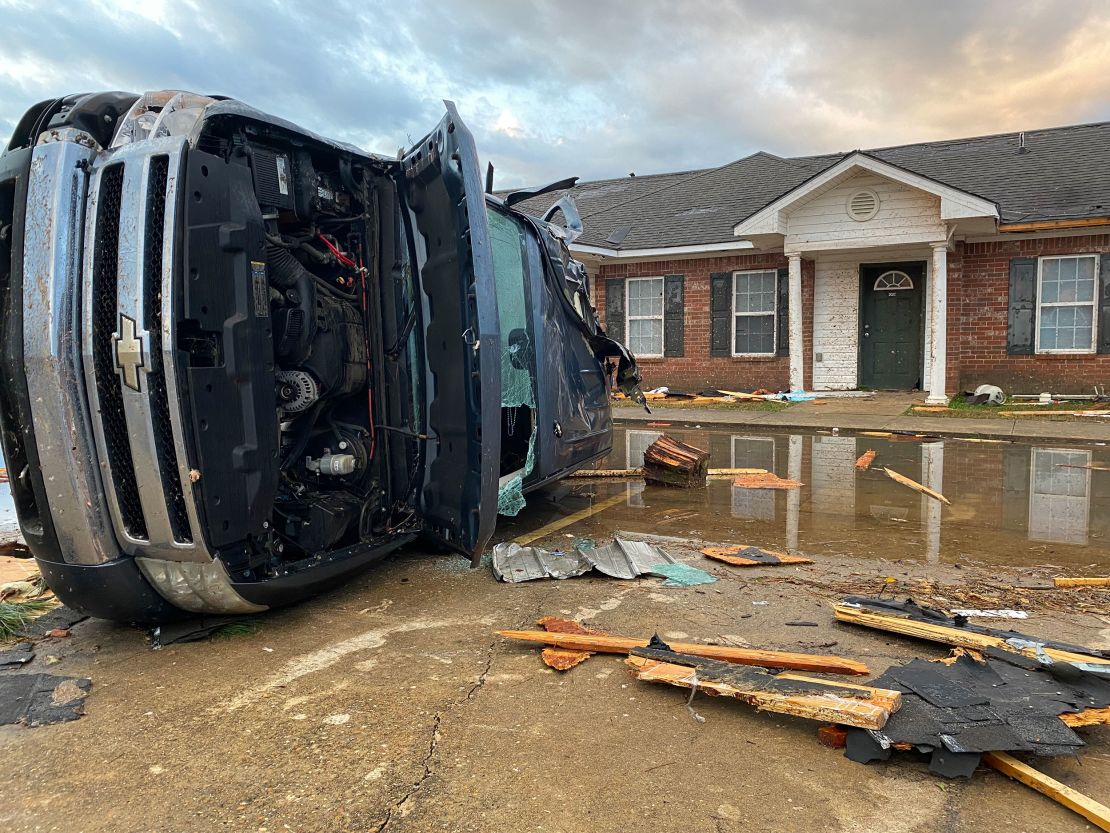 California man thought he could hold the door against a tornado