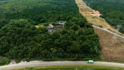 September 27, 2022: A aerial photograph of the planned site for the Atlanta public safety training center at the old Atlanta prison farm in DeKalb County. (Credit Image: © Hyosub Shin/Atlanta Journal-Constitution via ZUMA Press Wire)