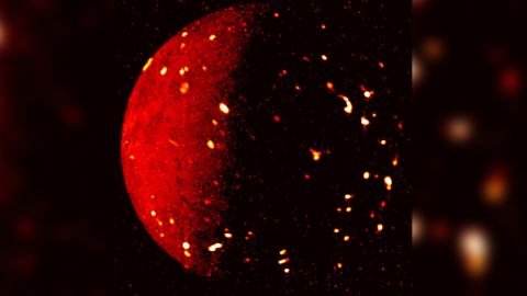 La misión Juno de la NASA capturó una imagen infrarroja de Io en julio.