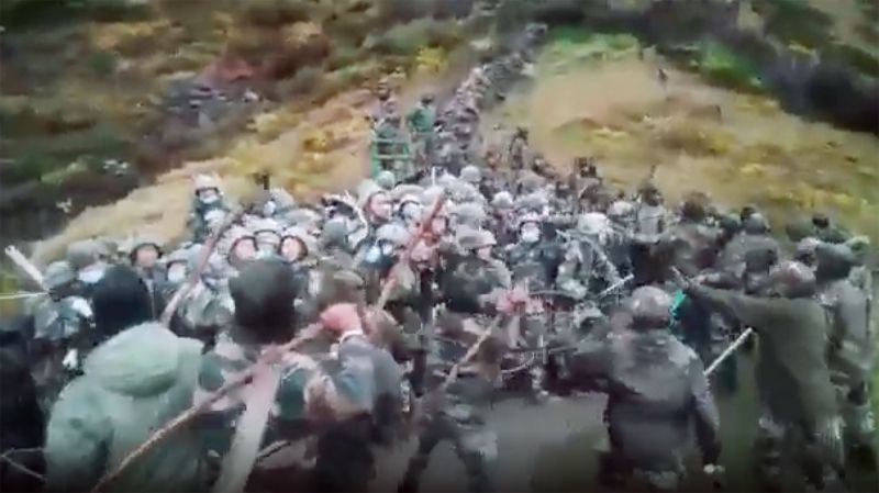 Indian And Chinese Troops Fight With Sticks And Bricks In Video | CNN