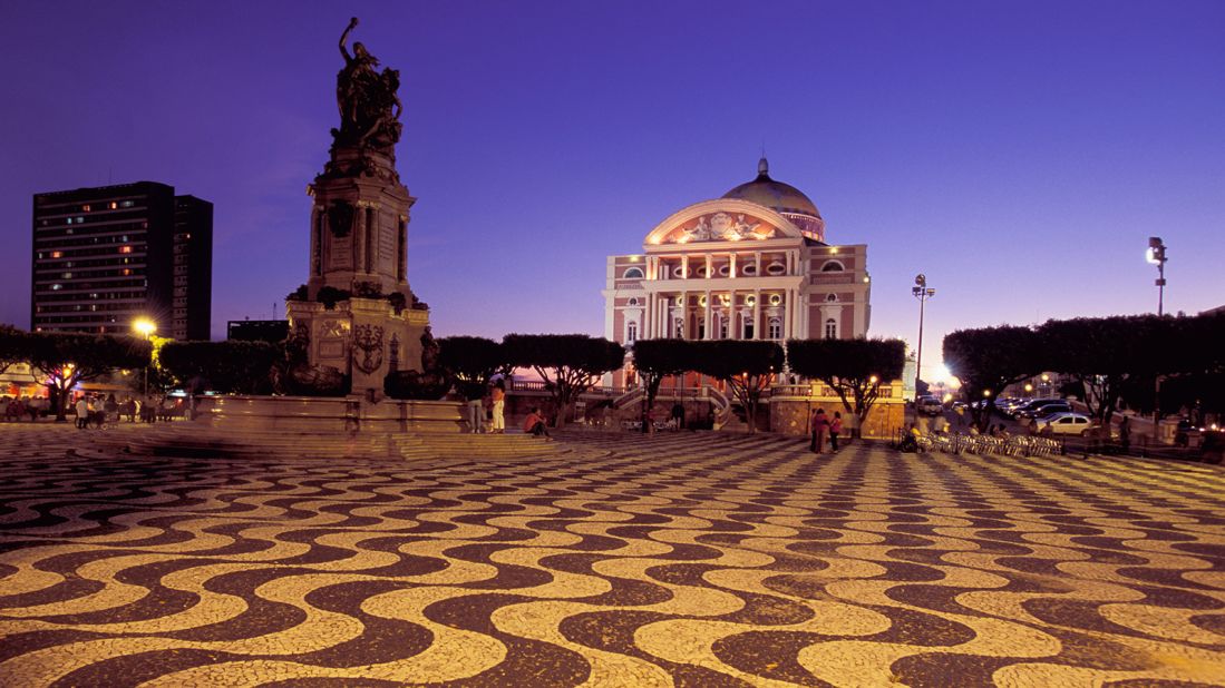 <strong>Manaus, Brazil: </strong>The opera house in Manaus, Teatro Amazonas, dates to 1896. Pair a visit to the city with an eco-lodge escape in the Amazon rainforest.