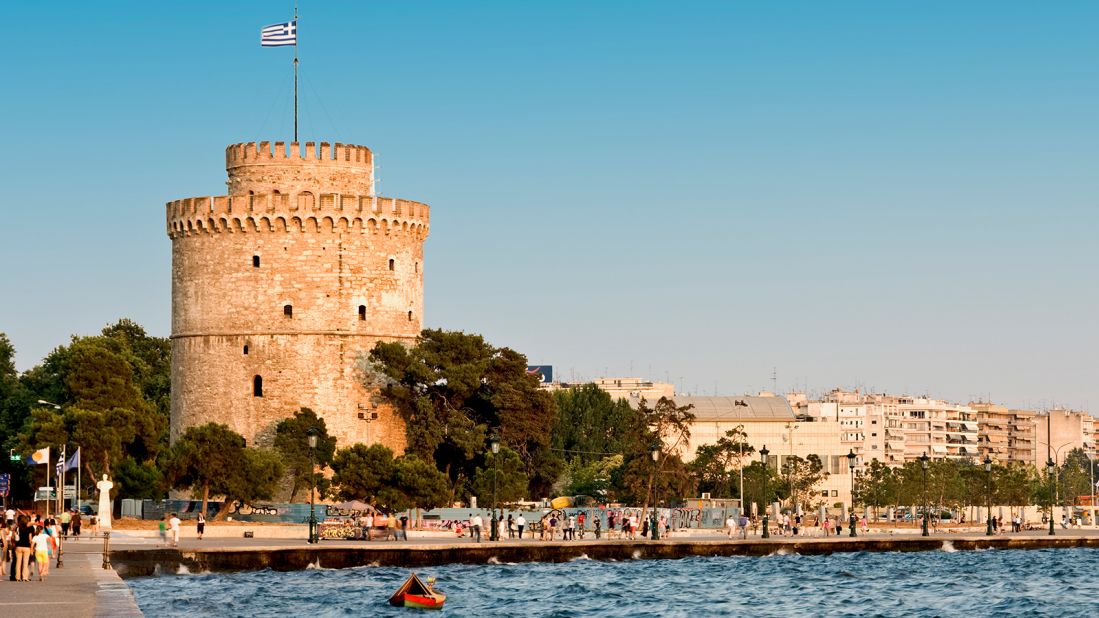 <strong>Thessaloniki, Greece: </strong>The White Tower is a landmark in Thessaloniki, where a vibrant food scene and plans for a gleaming new metro are raising the city's profile.